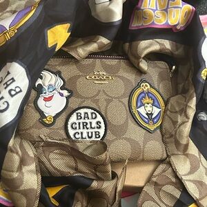 Coach x Disney wristlet and scarf